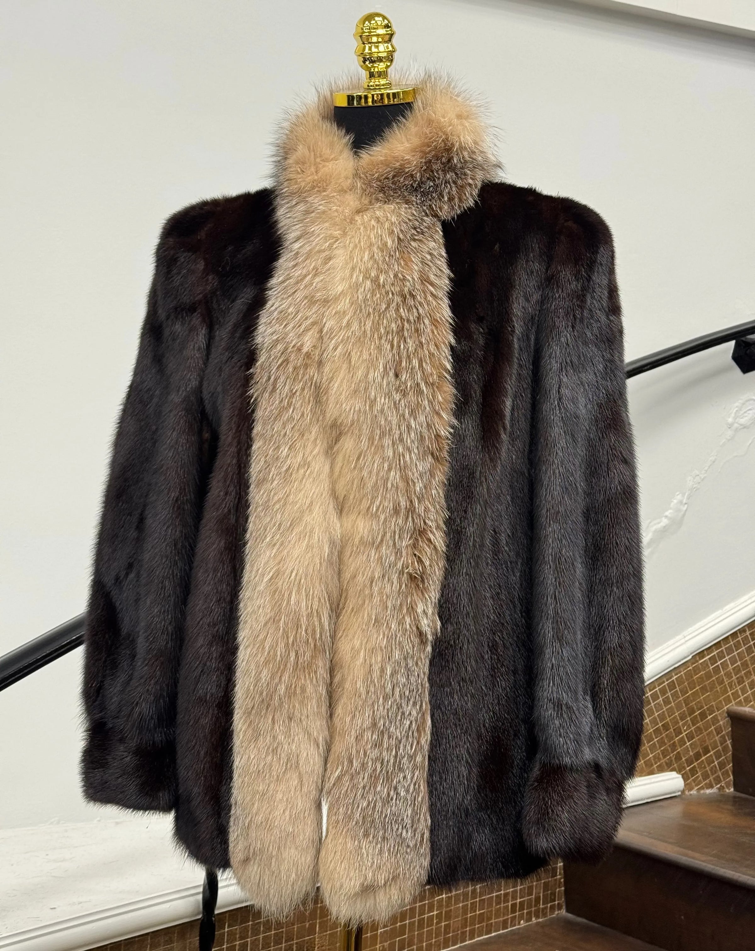 Vintage Mahogany Mink Jacket