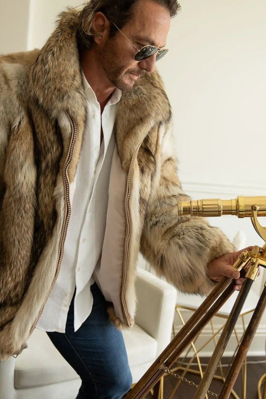 Men's Coyote Bomber Jacket – LaBelle Since 1919