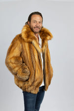 Men's Red Fox Bomber Jacket