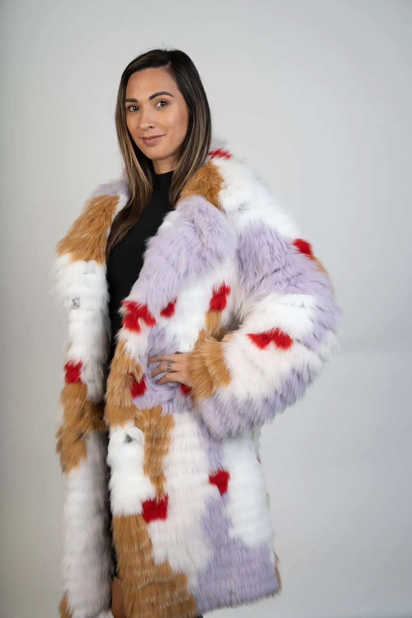 Multi Color Dyed Fox Jacket – LaBelle Since 1919