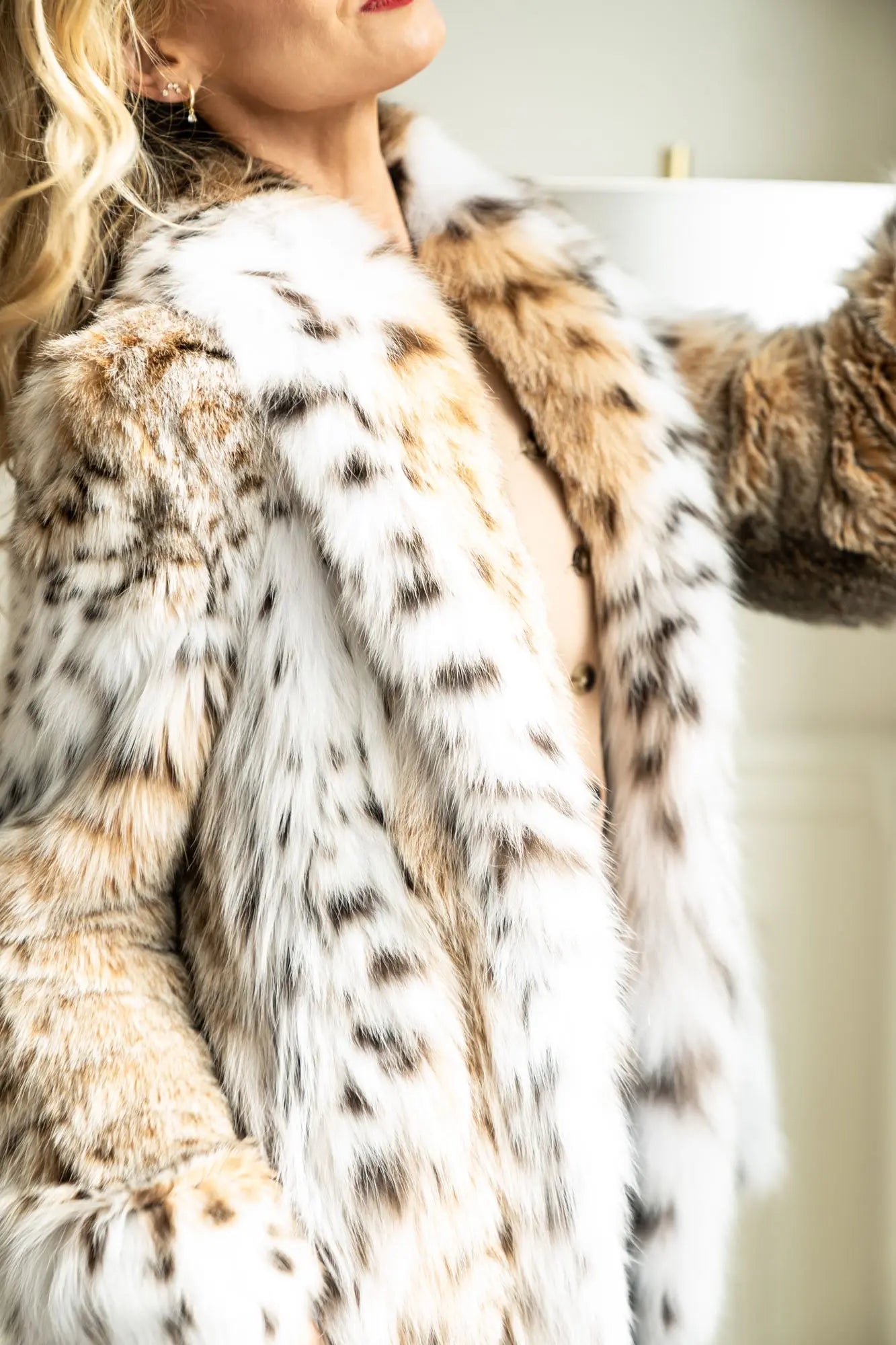 Natural American Lynx Jacket – LaBelle Since 1919