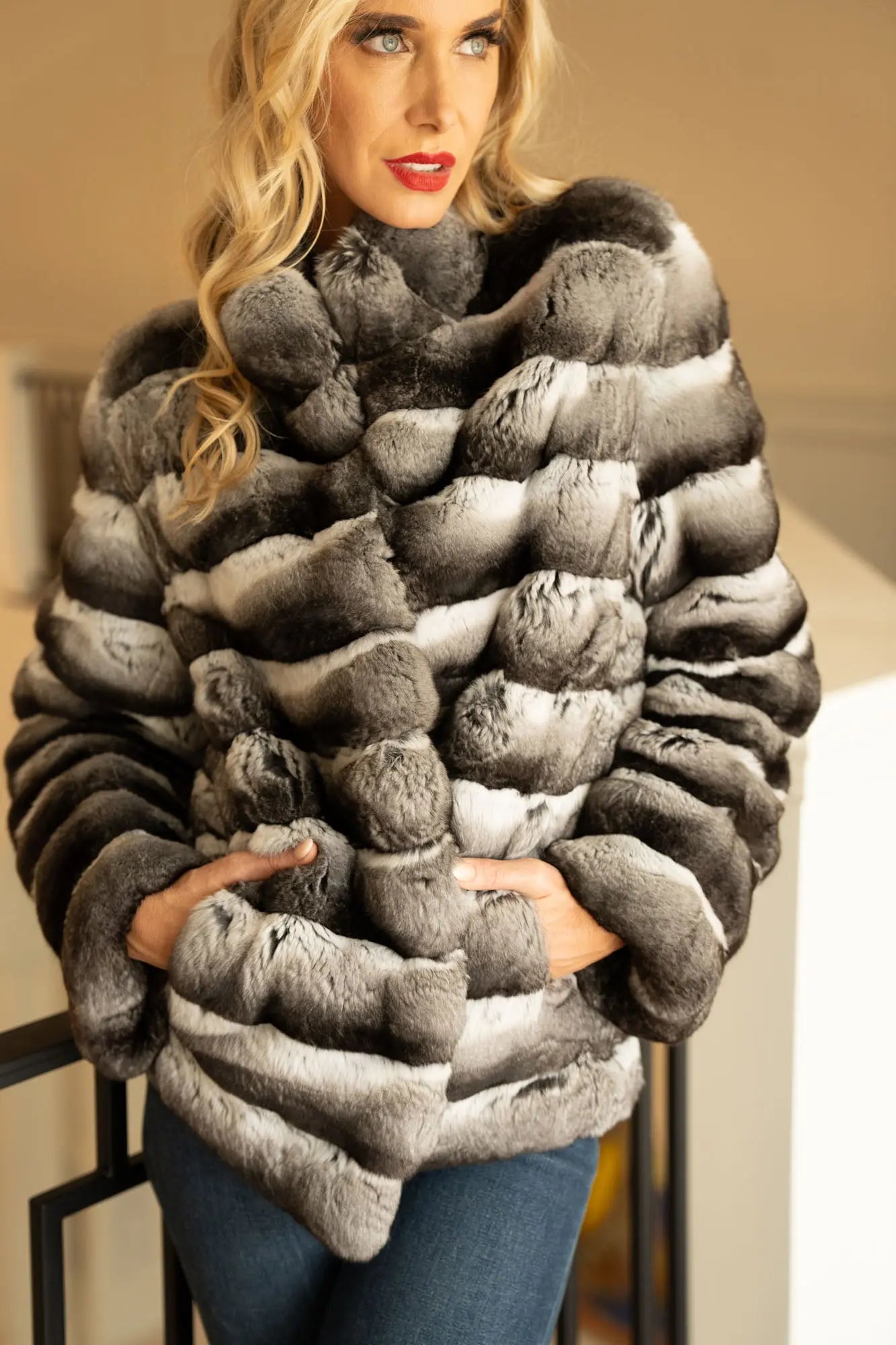 Natural Chinchilla Jacket – LaBelle Since 1919