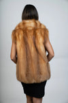 Natural Red Fox Vest