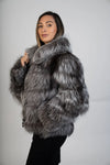 Natural Silver Fox Jacket