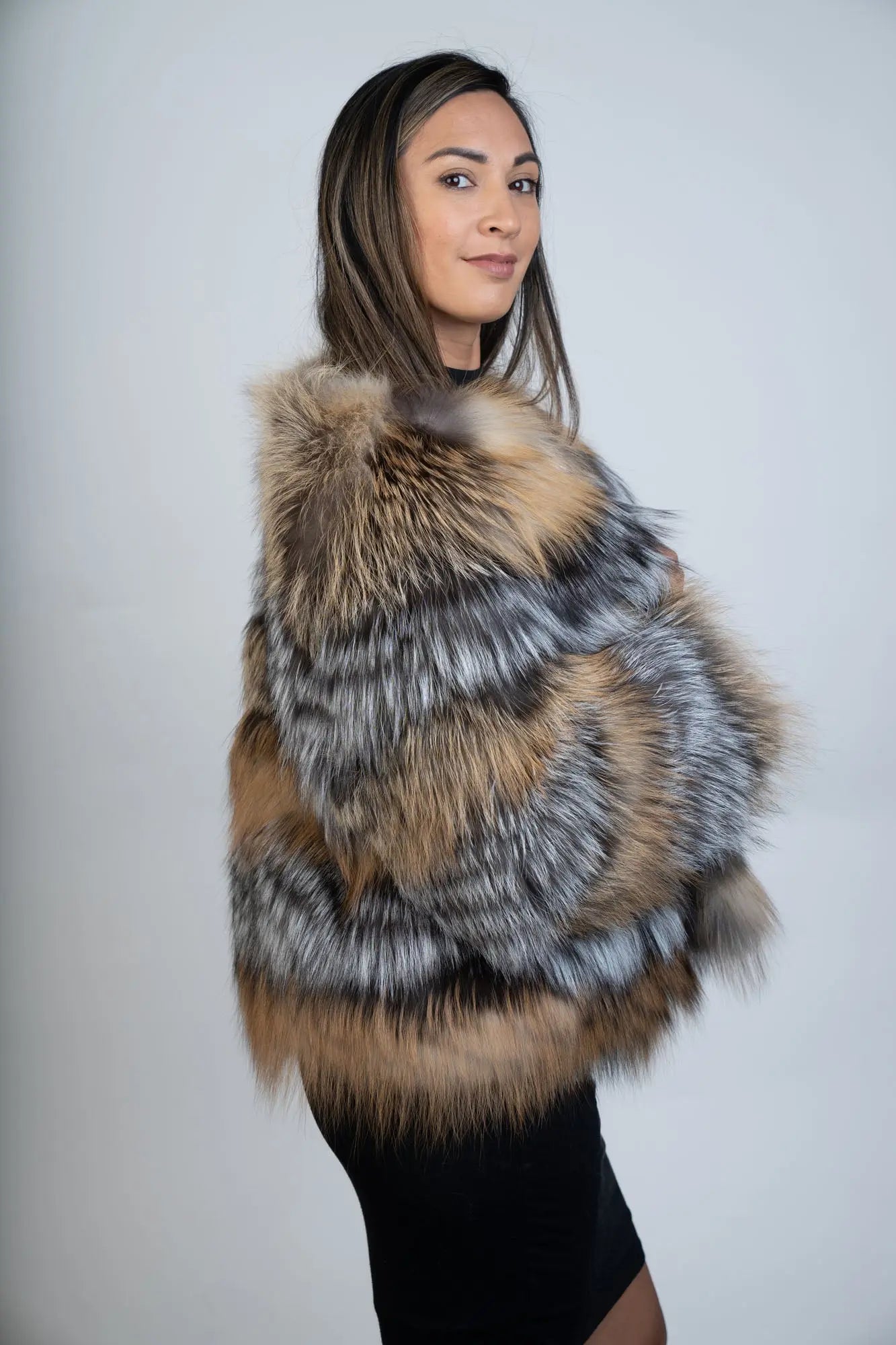 Red and Blue Fox Jacket – LaBelle Since 1919