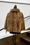 Vintage Autumn Haze Mink Cape