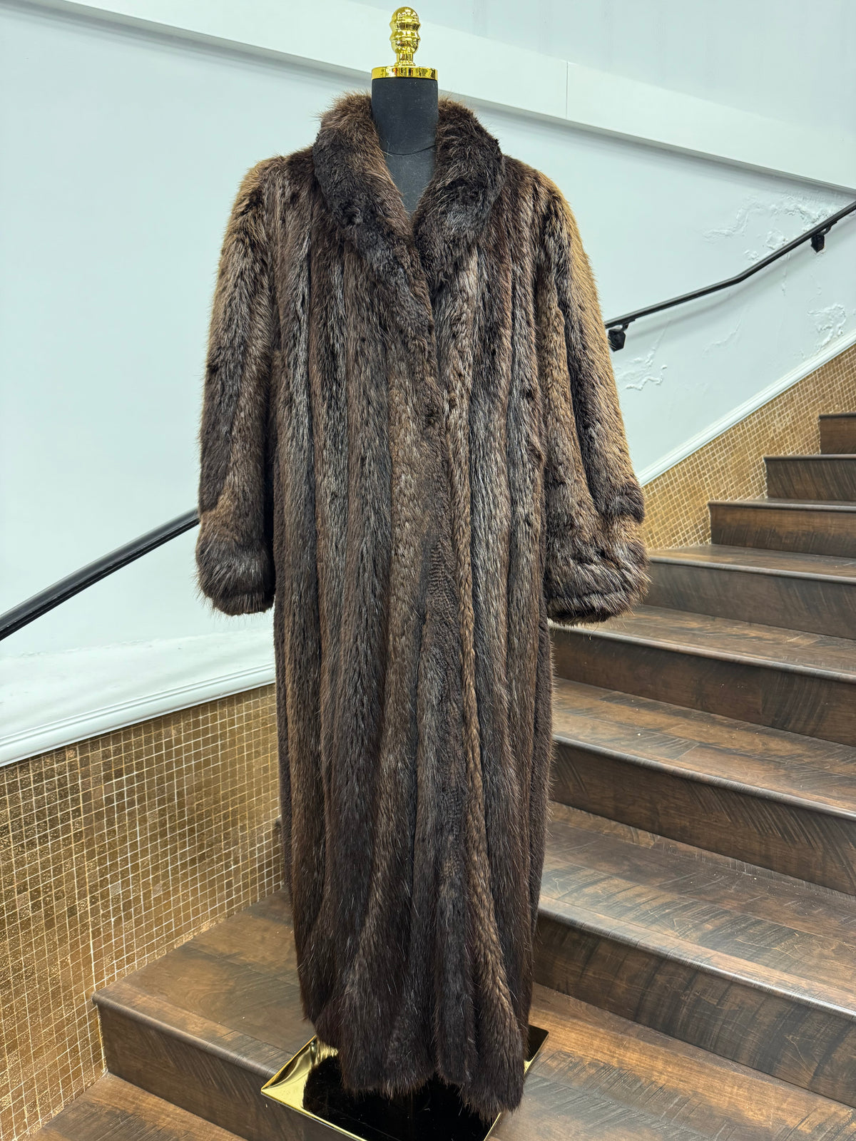 Vintage Beaver Coat