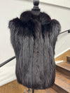 Vintage Black Fox Vest