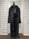 Vintage Black Pieced Mink Coat