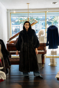 LaBelle Since 1919 Vintage Blackglama Full Length Mink Coat