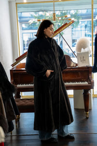 LaBelle Since 1919 Vintage Blackglama Full Length Mink Coat