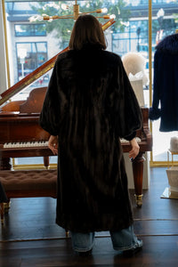 LaBelle Since 1919 Vintage Blackglama Full Length Mink Coat