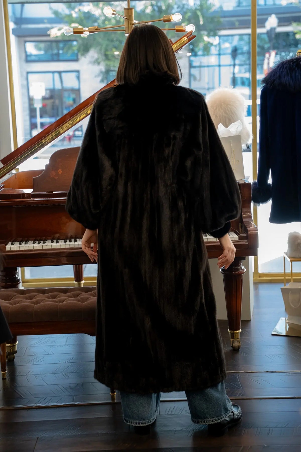 LaBelle Since 1919 Vintage Blackglama Full Length Mink Coat