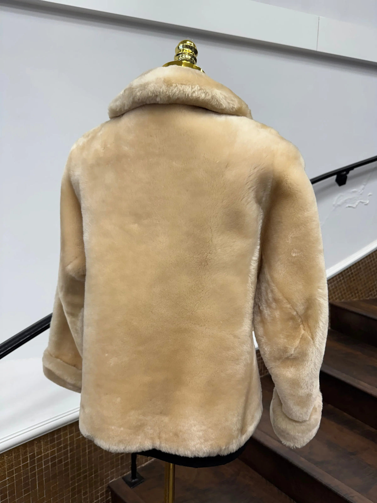 Vintage Blonde Mutton Lamb Jacket