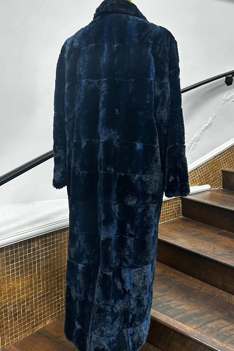 Vintage Blue Mole Coat