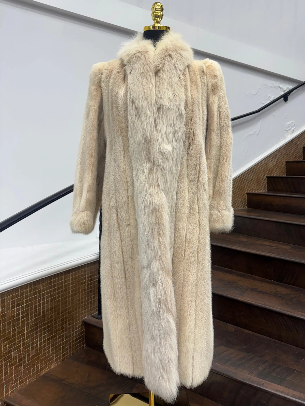 Vintage Blush Mink Coat