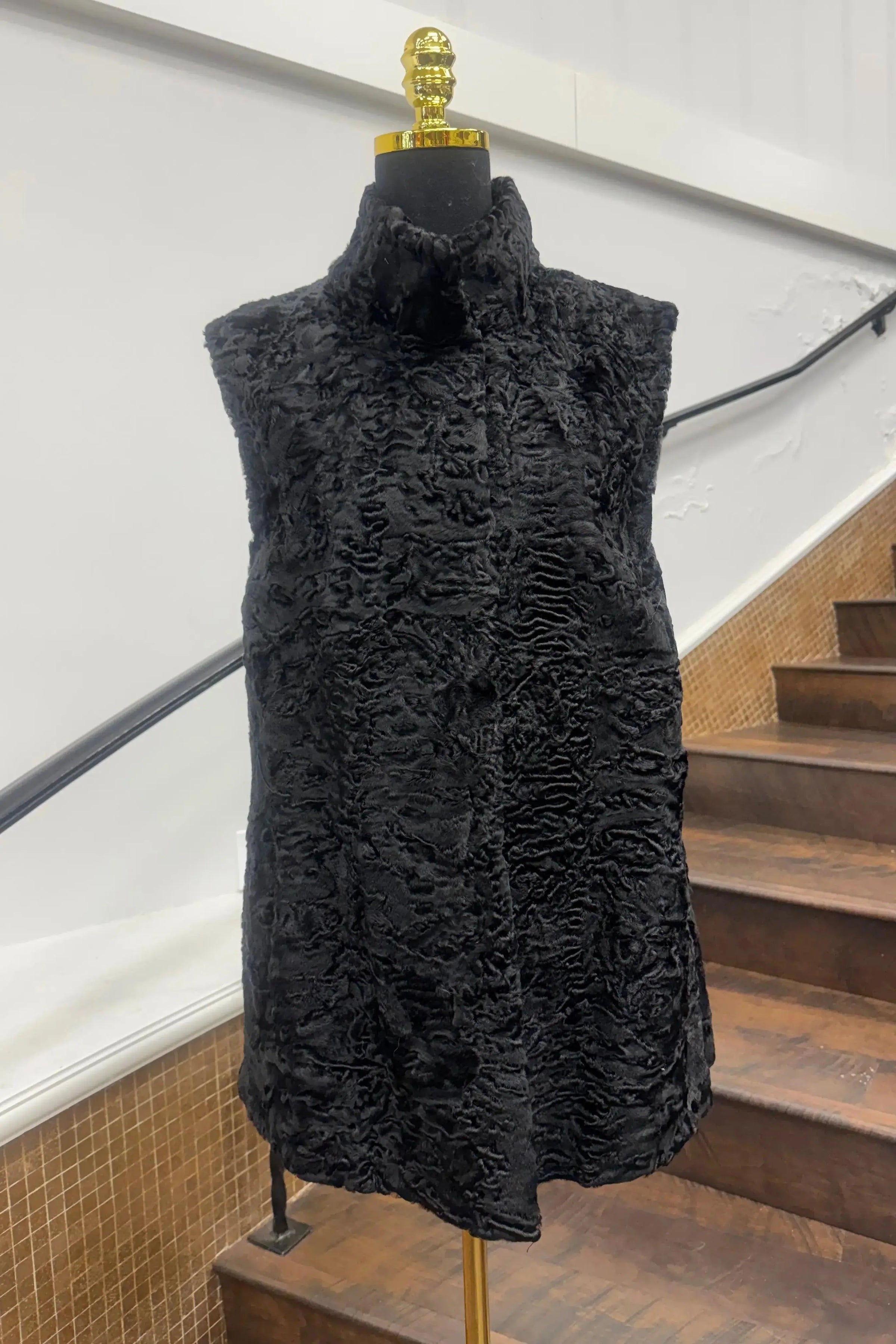 Vintage Broadtail Lamb Vest