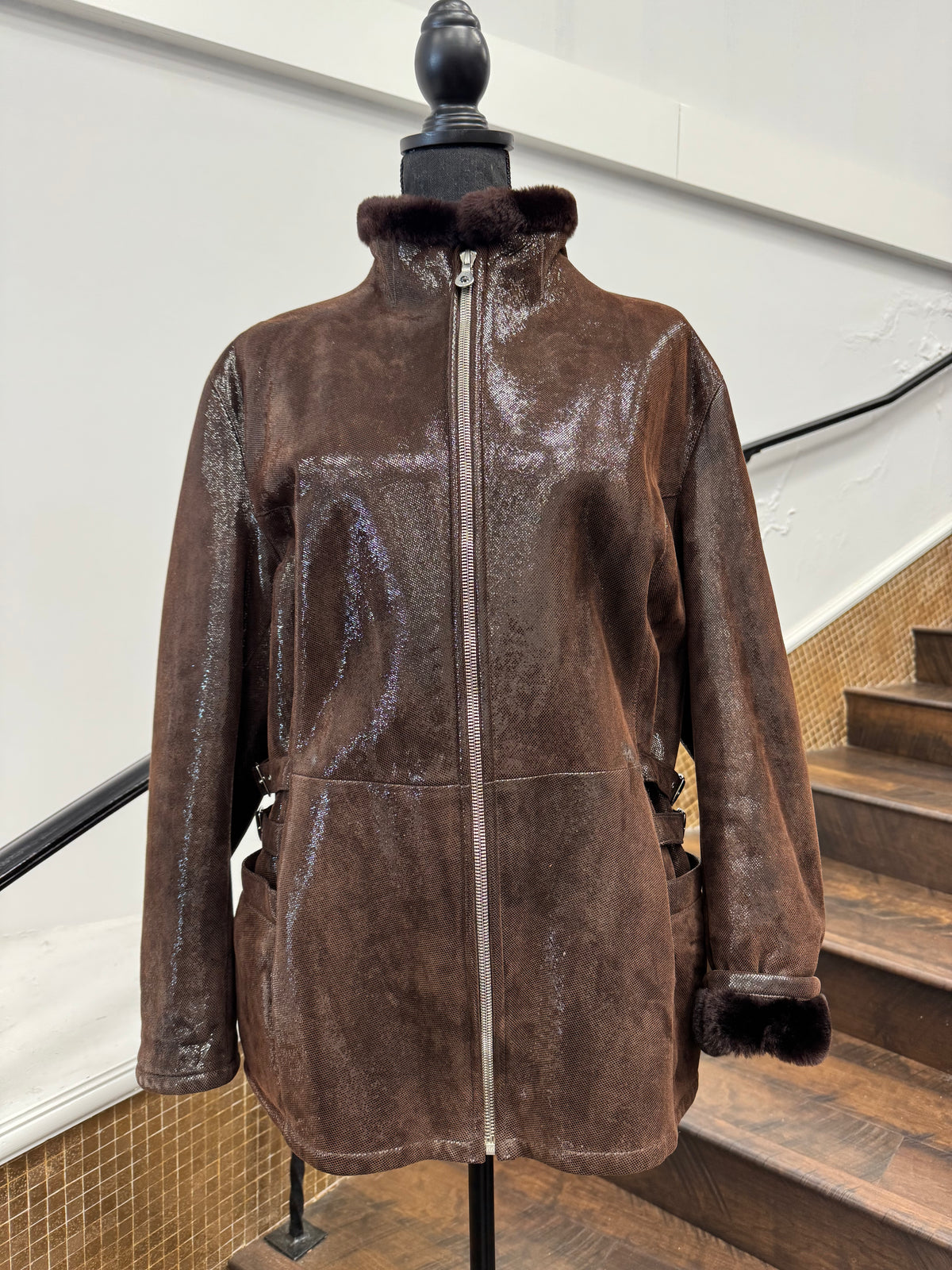 Vintage Brown Lamb Jacket