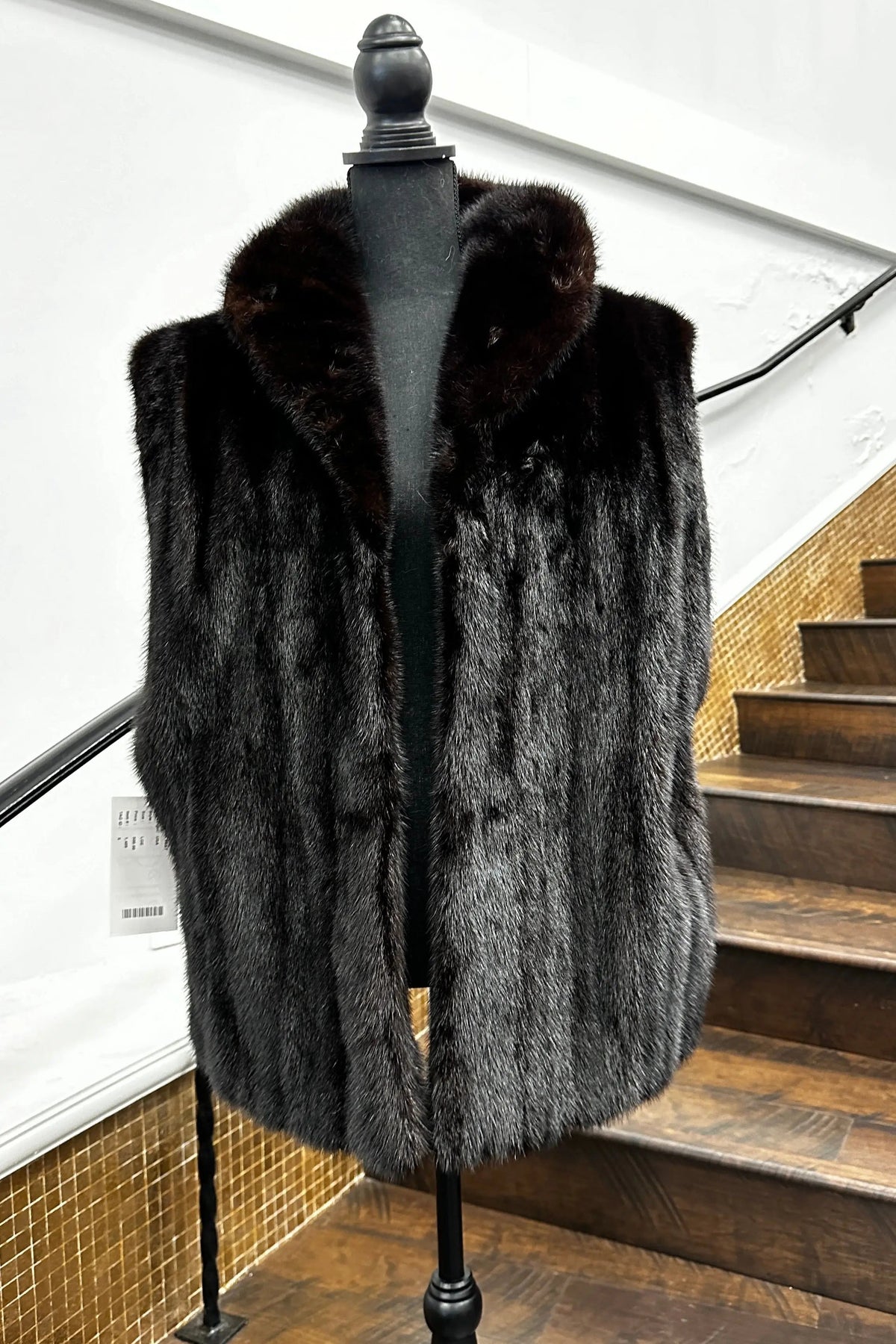 Vintage Brown Mink Vest