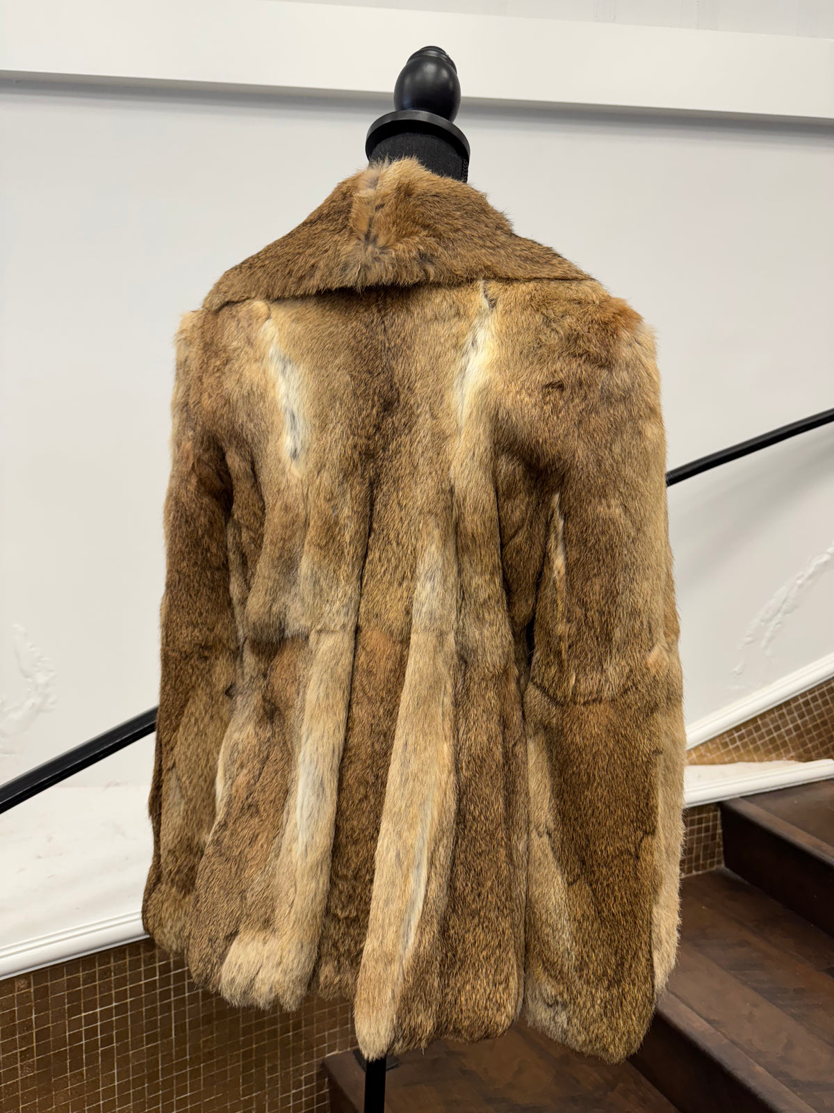 Vintage Brown Rabbit Jacket