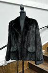 Vintage Corded Ranch Mink Jacket
