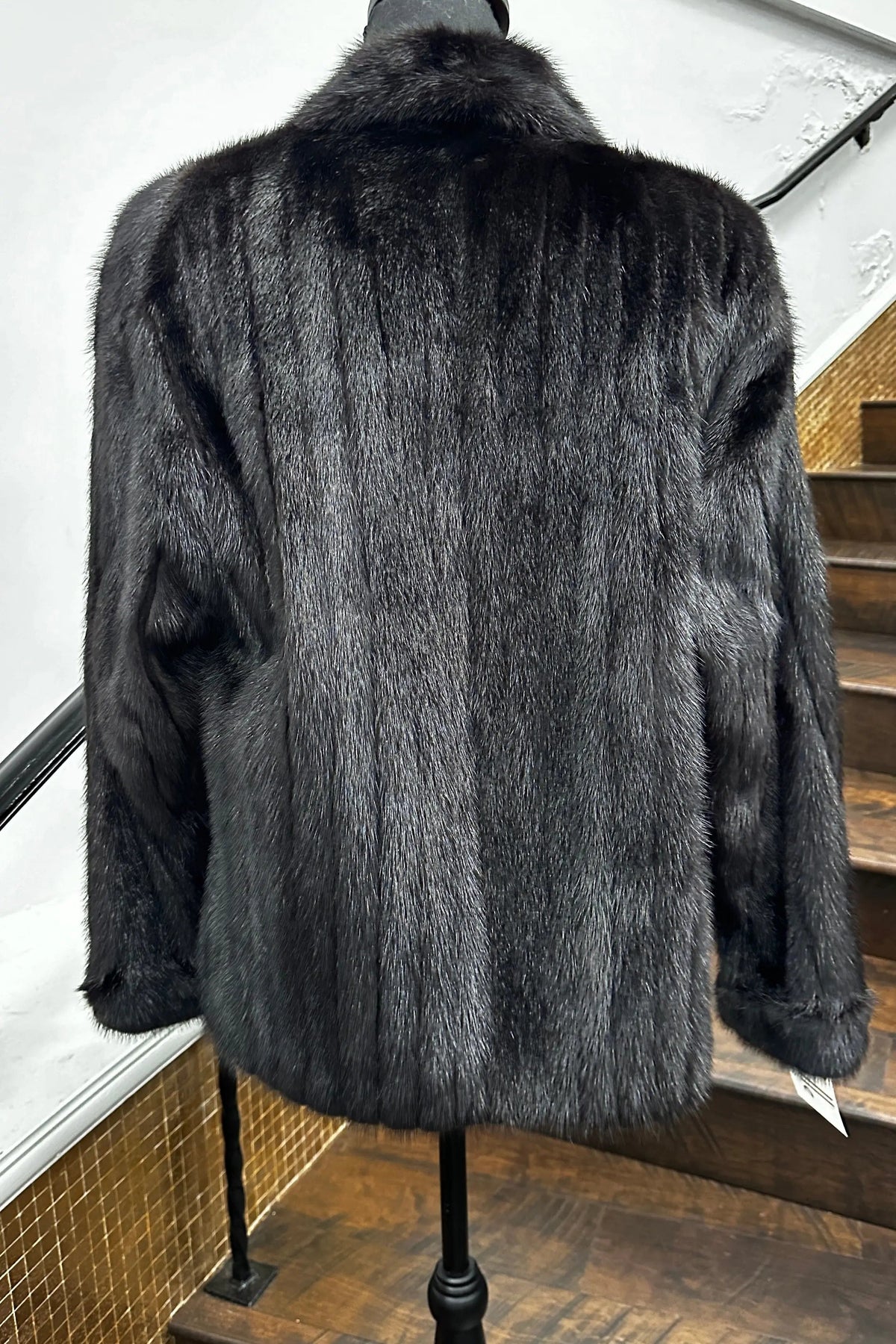 Vintage Corded Ranch Mink Jacket