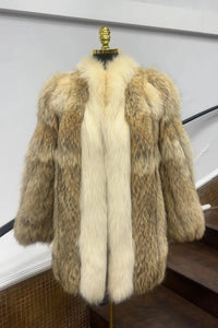 Vintage Coyote with White Fox Tuxedo
