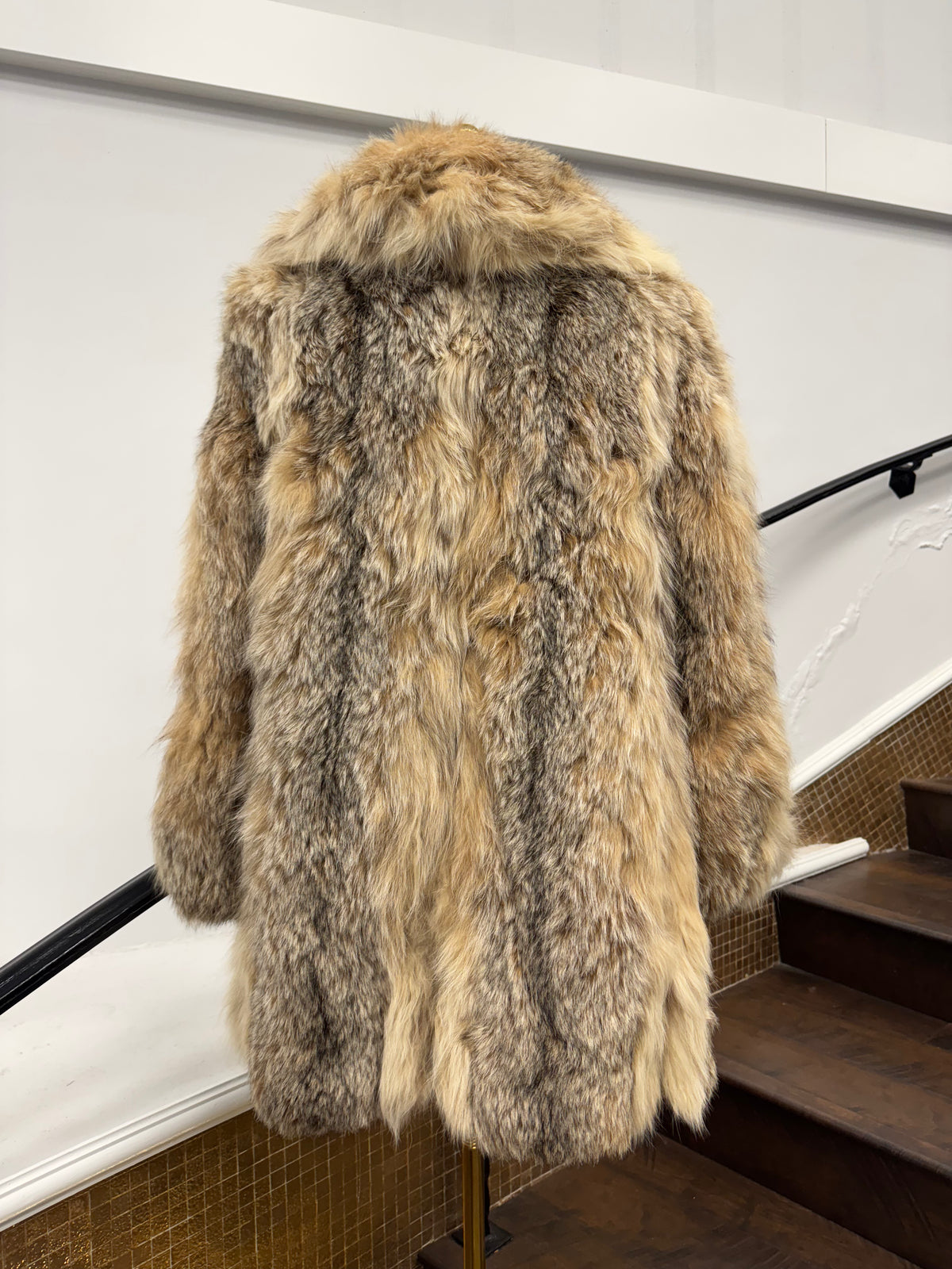 Vintage Crystal Fox Jacket