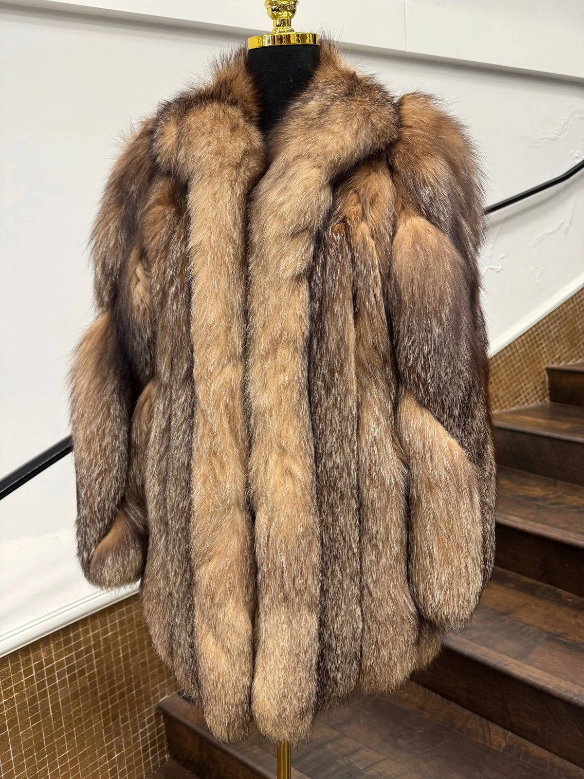 Vintage Crystal Fox Stroller