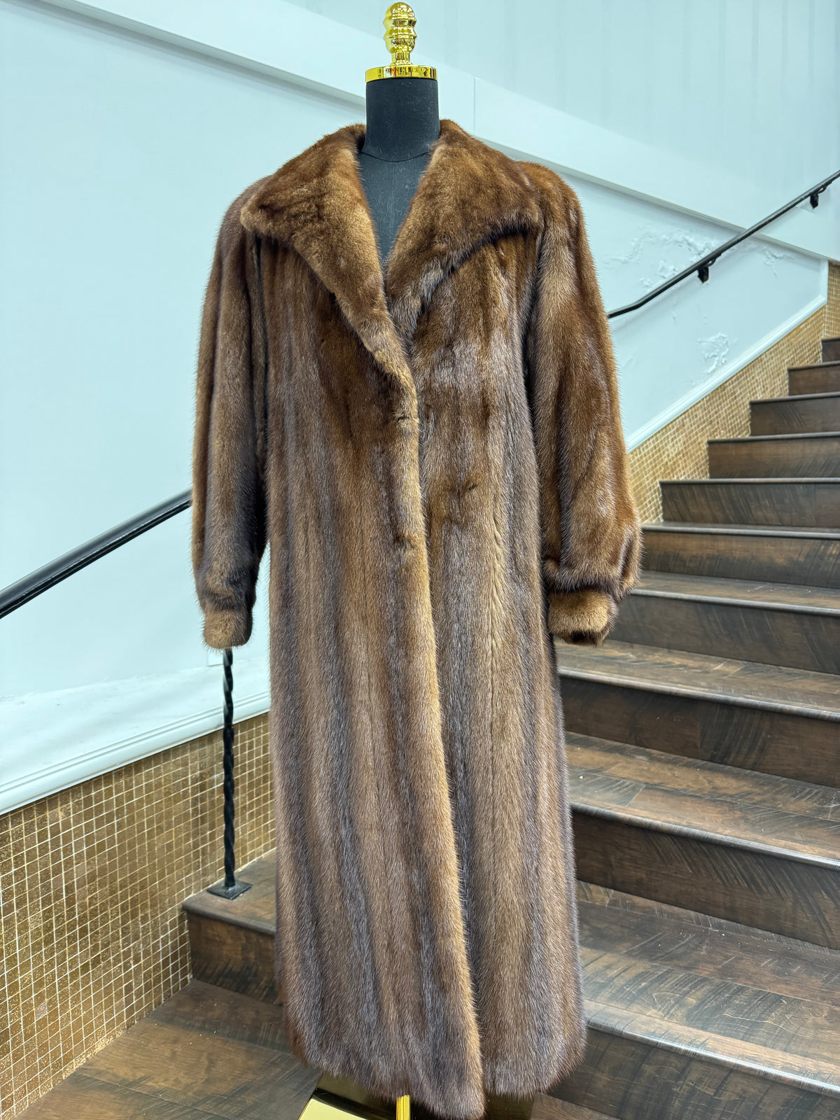 Vintage Demi Buff Mink Coat