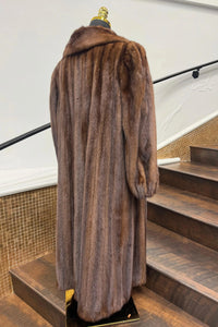 Vintage Demi Buff Mink Full Length Coat
