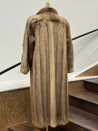 Vintage Full Length Beaver Coat