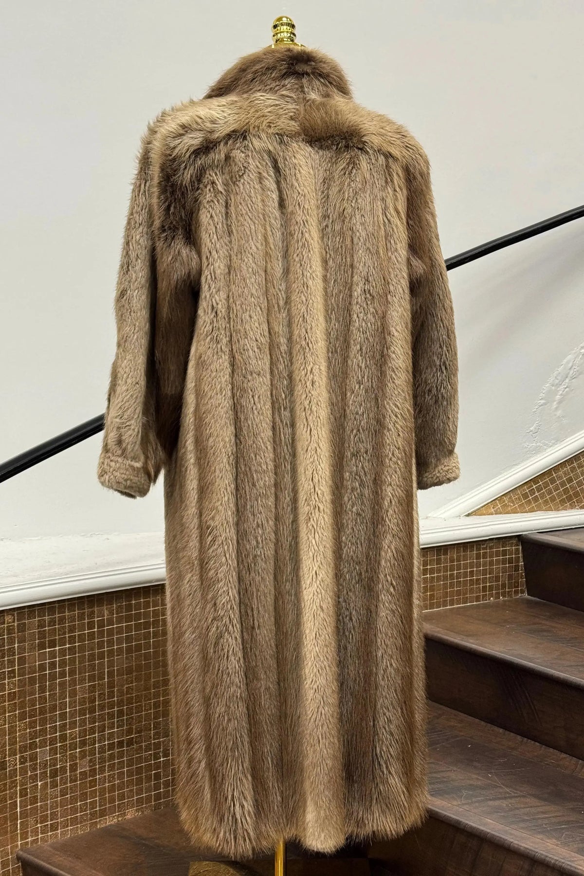 Vintage Full Length Beaver Coat