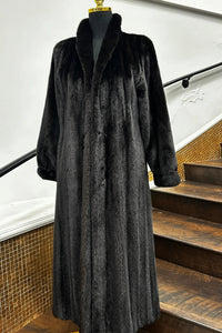 Vintage Full Length BlackGlamma Mink Coat