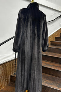 Vintage Full Length BlackGlamma Mink Coat