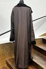 Vintage Full Length Reversible Mahogany Mink