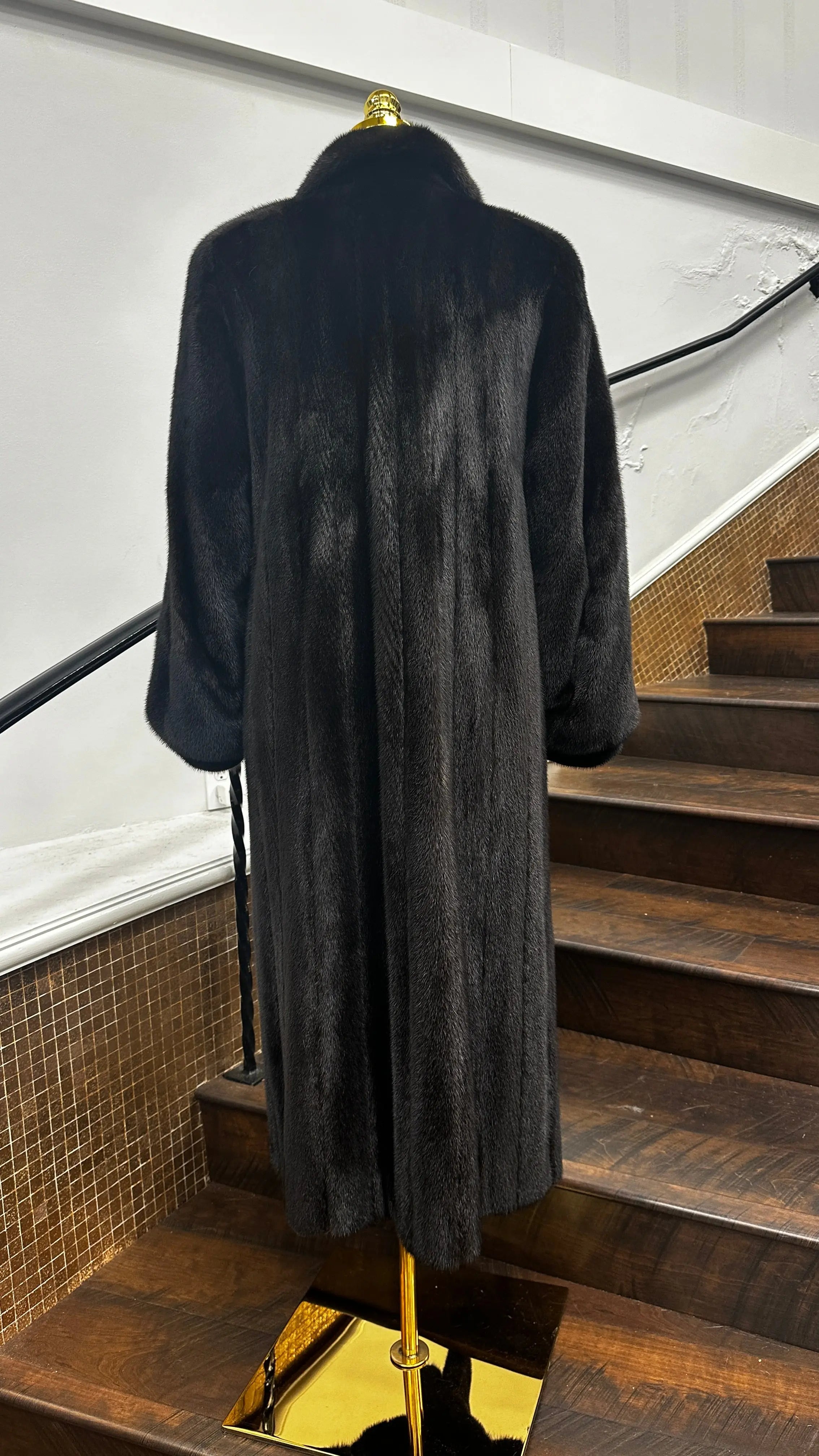 Vintage Full Length Ranch Mink Coat