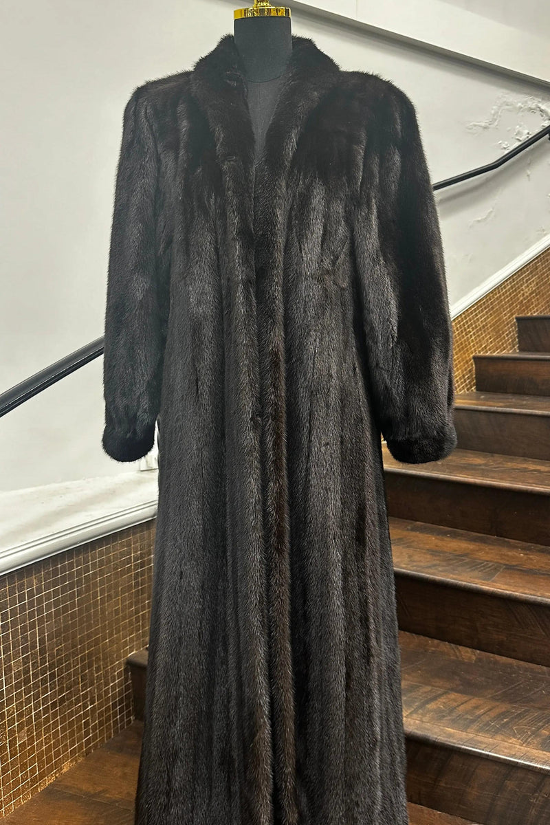 Vintage Full Length Ranch Mink Coat