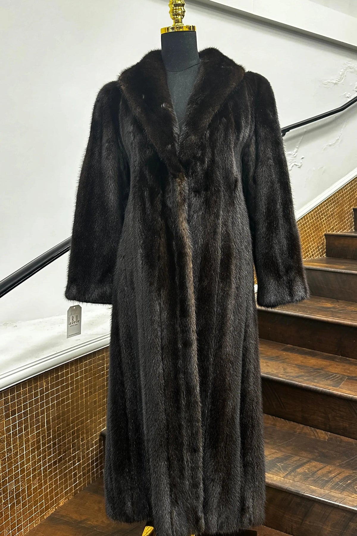 Vintage Full Length Ranch Mink Coat