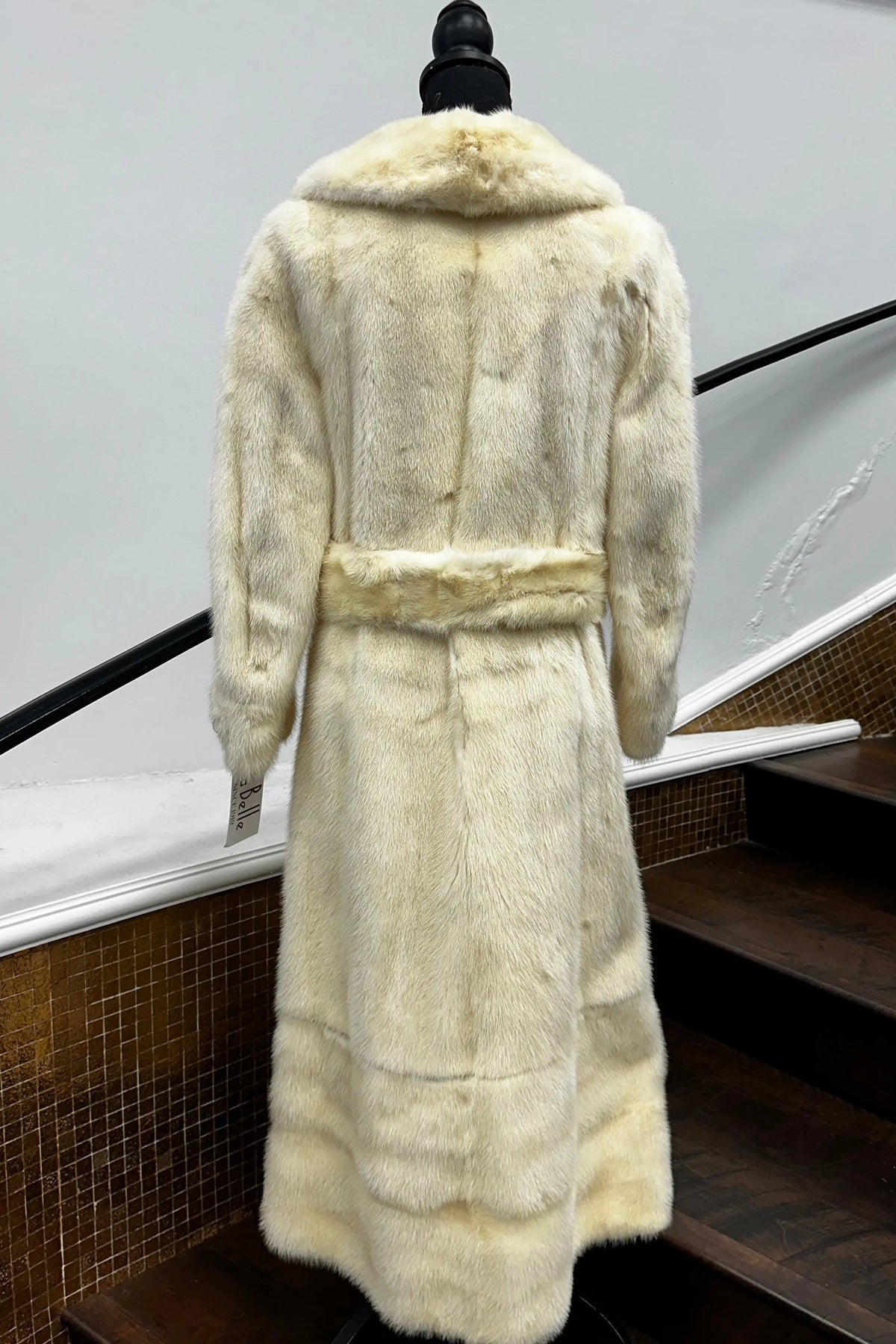 Vintage Full Length with Zipper Bottom Cream Coat