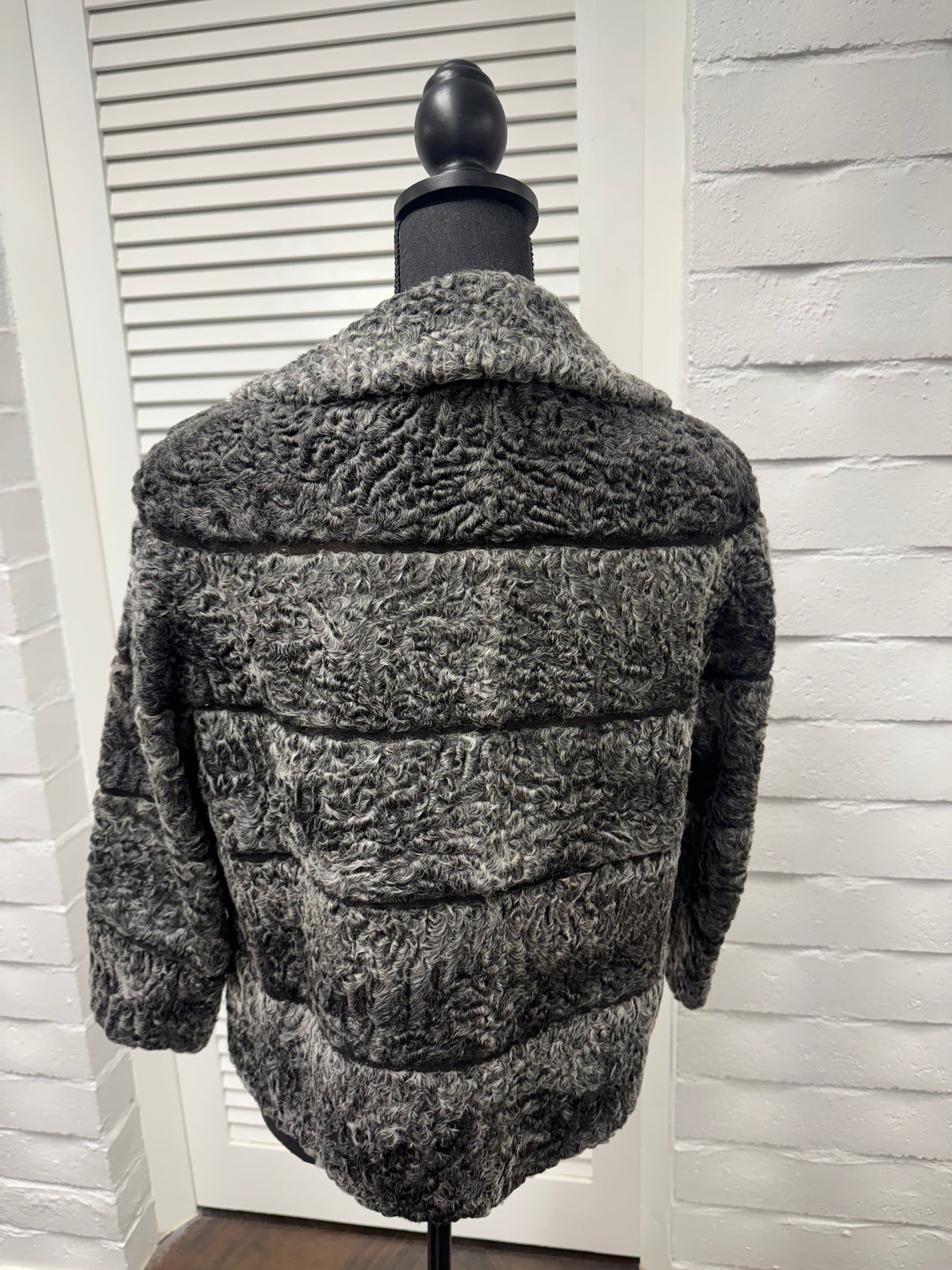 Vintage Grey Persian Lamb Jacket