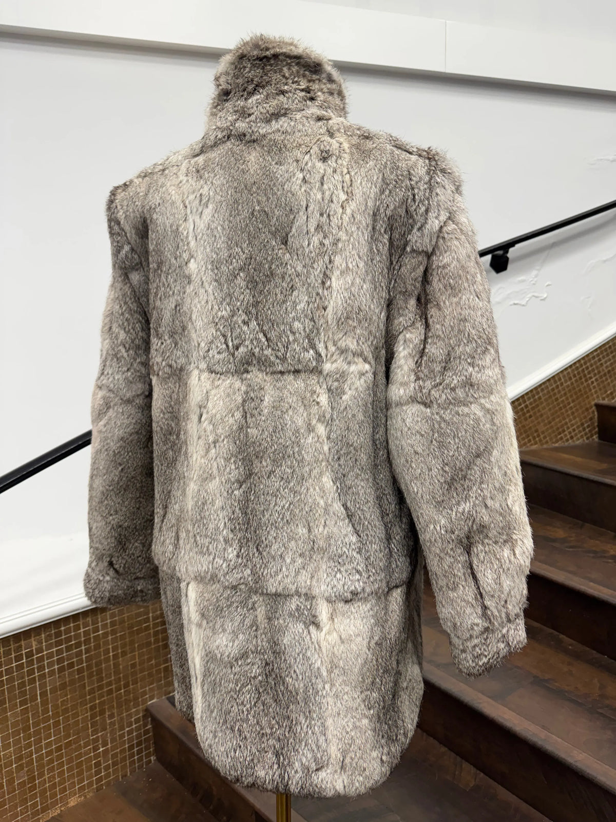 Vintage Grey Rabbit Stroller