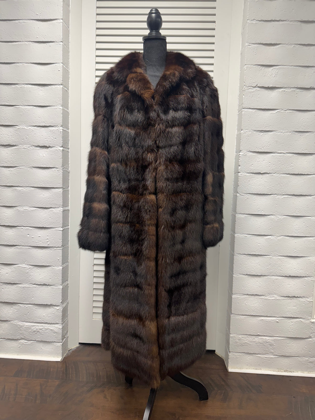 Vintage Horiz Sable Coat