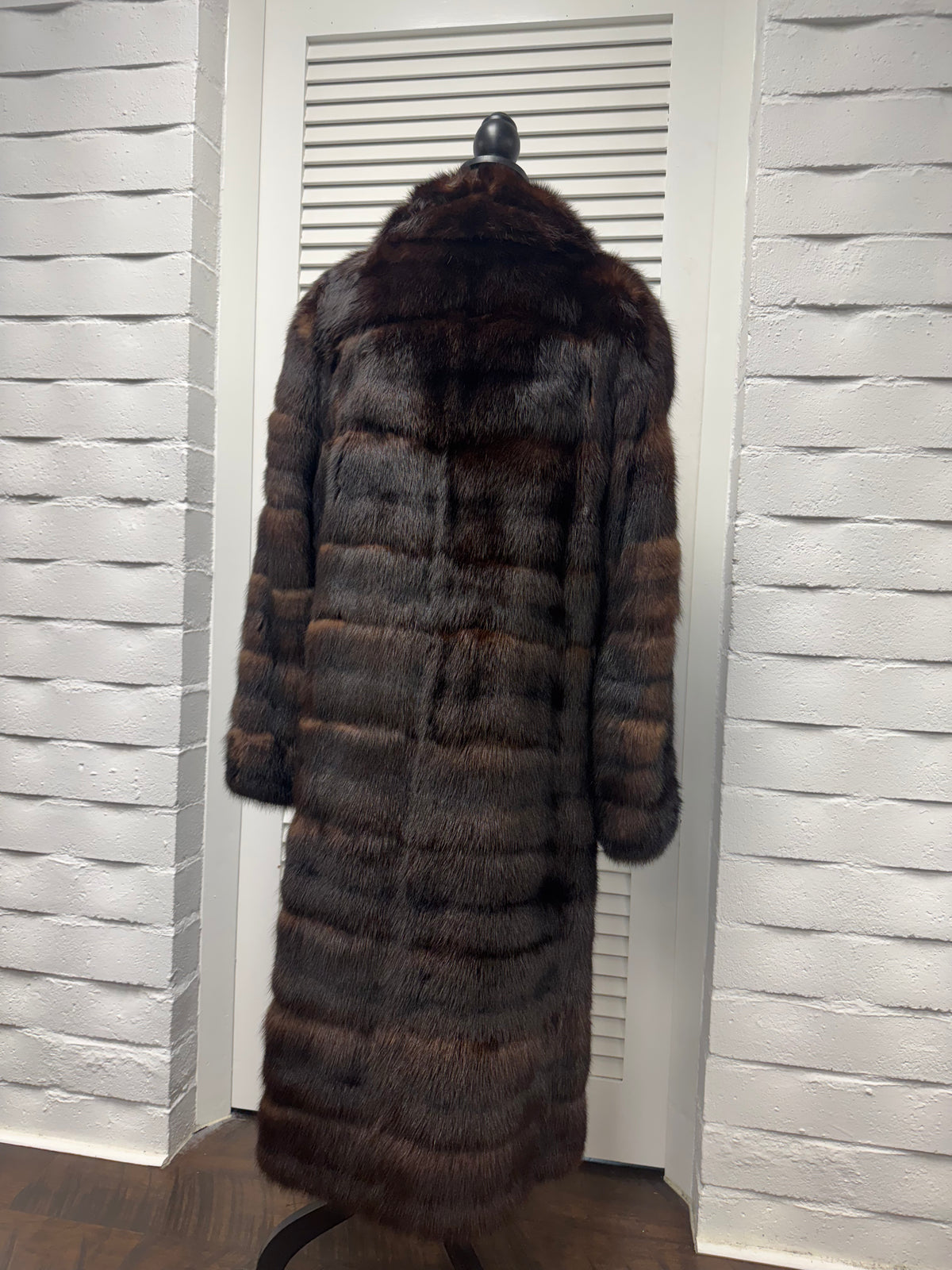 Vintage Horiz Sable Coat