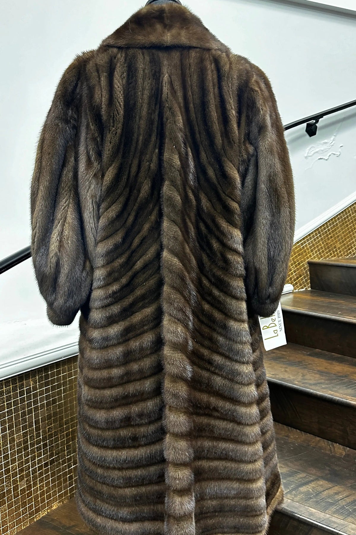 Vintage Lunaraine Directional Mink Coat