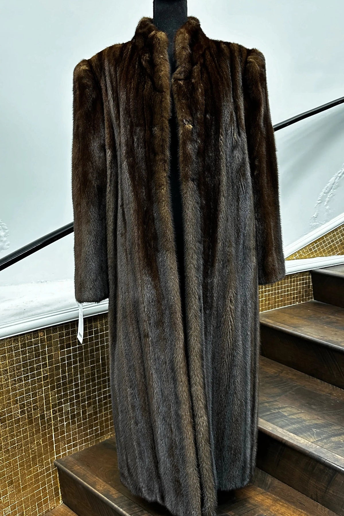 Vintage Mahogany Mink Coat