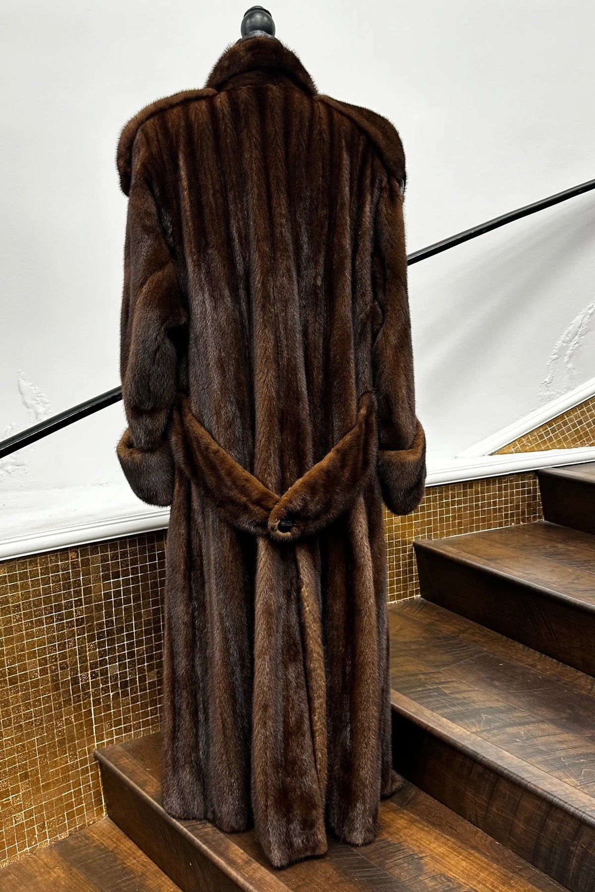 Vintage Mahogany Mink Coat