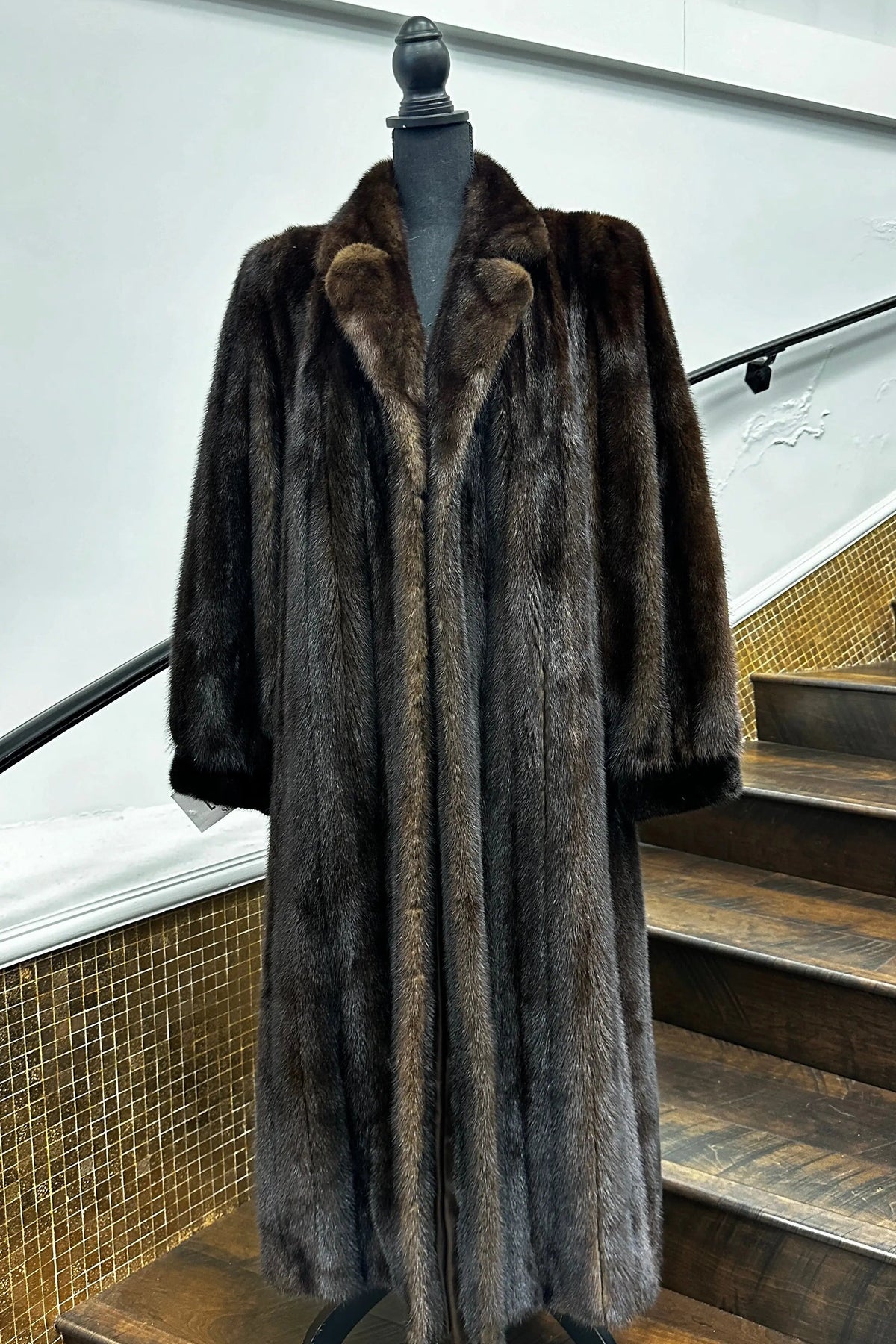 Vintage Mahogany Mink Coat