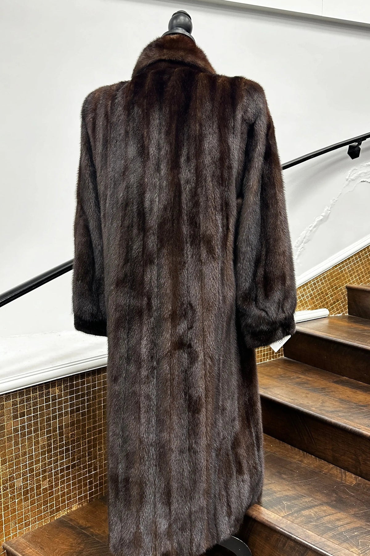 Vintage Mahogany Mink Coat