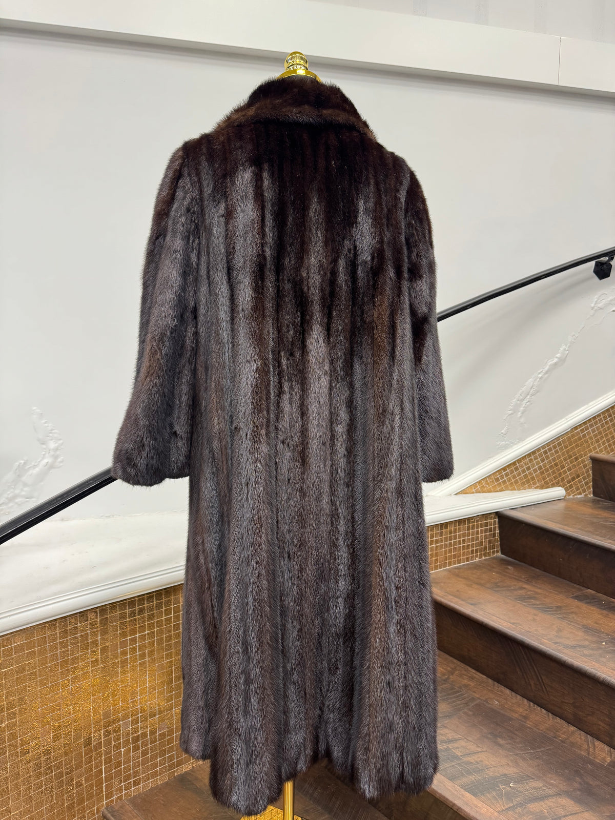 Vintage Mahogany Mink Coat